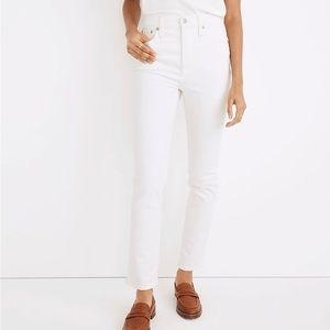 New without tags Madewell white wash denim jeans